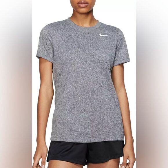 Nike Women’S Dry Legend T-Shirt Gray Size  obsidian heather shirt, top - Picture 2 of 9